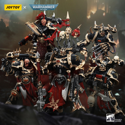 JOYTOY Warhammer 40k 1: 18 Chaos Space Marines Black Legion Chosen