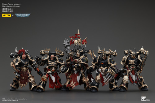 JOYTOY Warhammer 40k 1: 18 Chaos Space Marines Black Legion Chosen