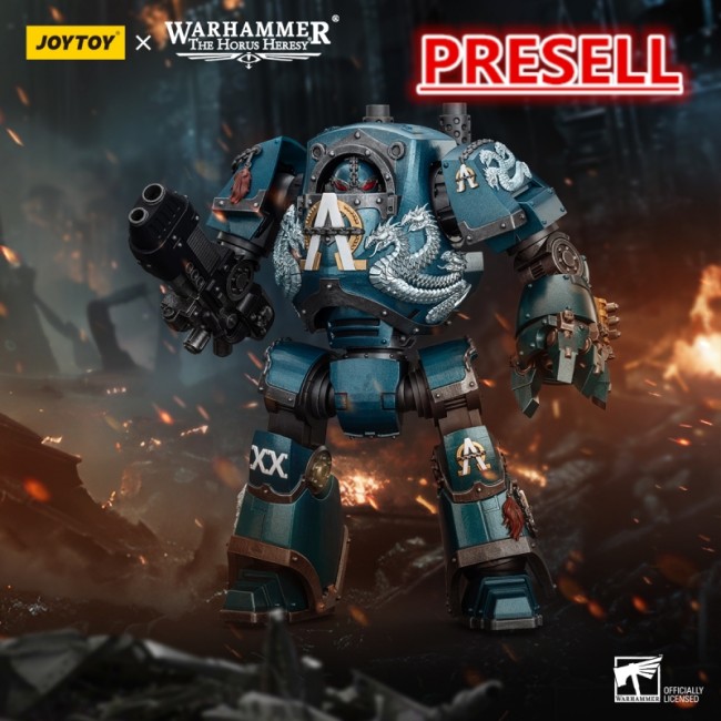JOYTOY JT01109 Warhammer The Horus Heresy 1: 18 Alpha Legion Contemptor Dreadnought with Gravis Plasma Cannon