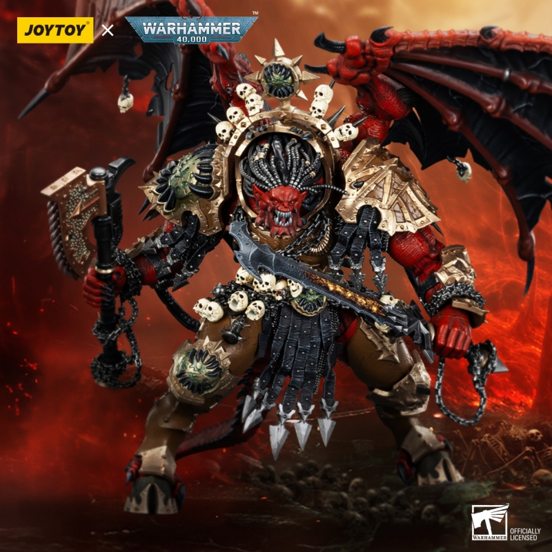 JOYTOY Warhammer 40,000 Angron 1/18全新 JOYTOY JT01178 Warhammer 40k 1:18 Angron Daemon Primarch of Khorne
