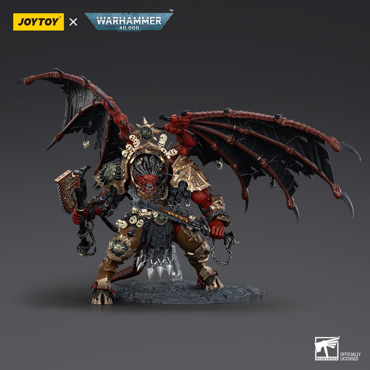 JOYTOY JT01178 Warhammer 40k 1:18 Angron Daemon Primarch of Khorne