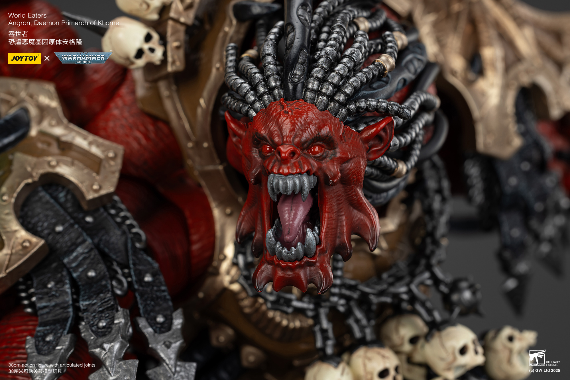 JOYTOY JT01178 Warhammer 40k 1:18 Angron Daemon Primarch of Khorne