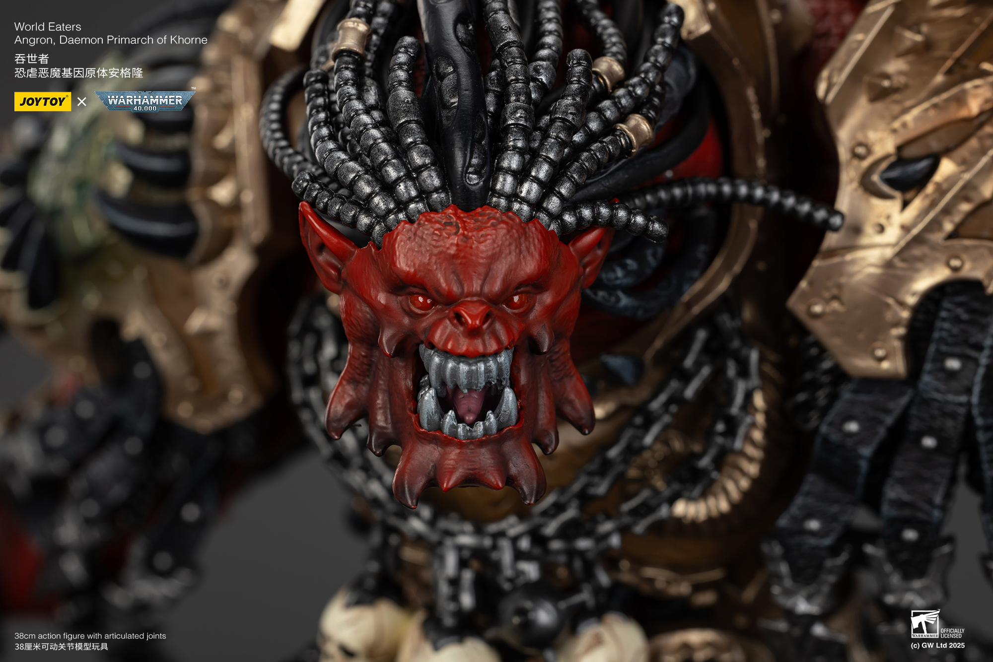 JOYTOY JT01178 Warhammer 40k 1:18 Angron Daemon Primarch of Khorne
