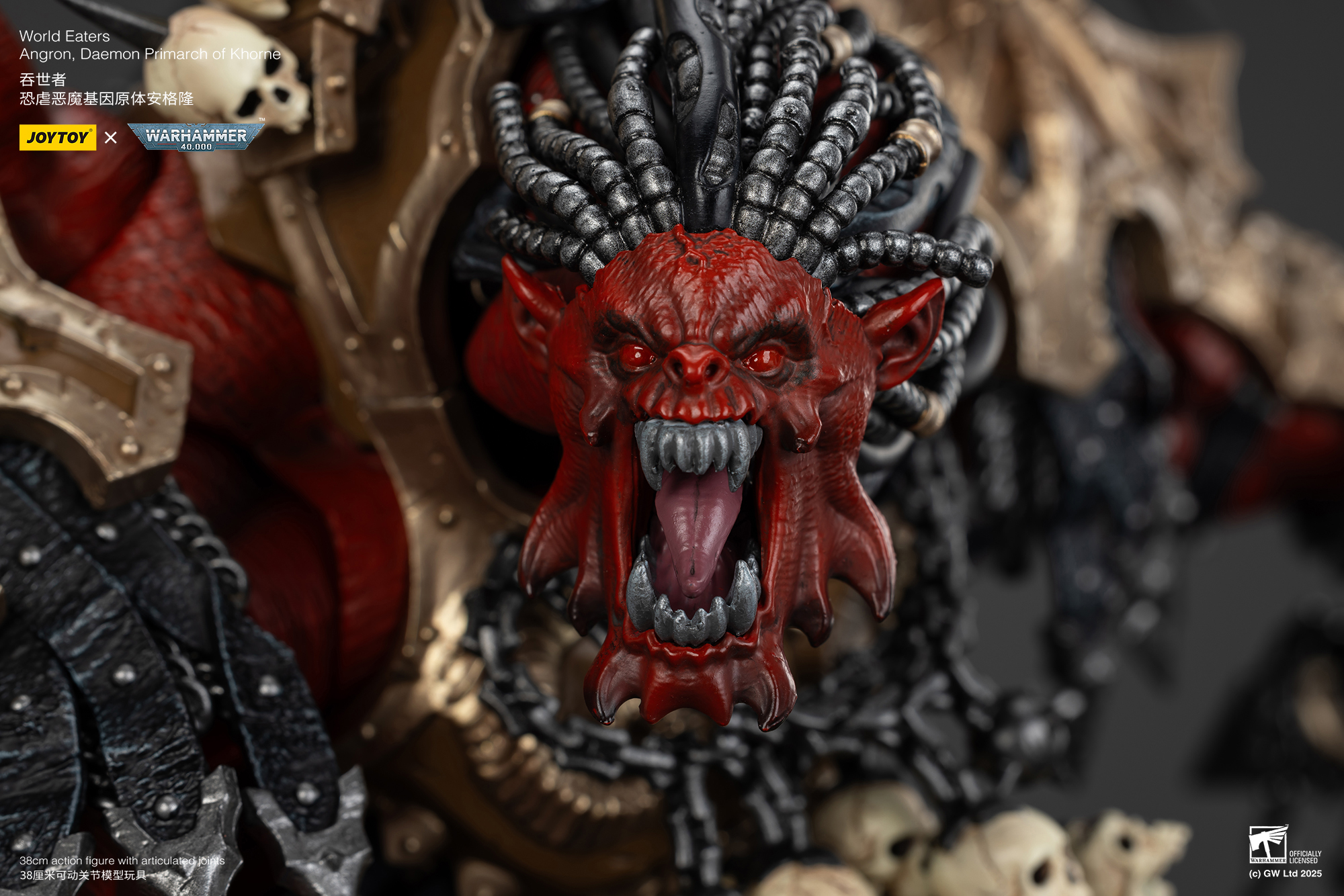 JOYTOY JT01178 Warhammer 40k 1:18 Angron Daemon Primarch of Khorne