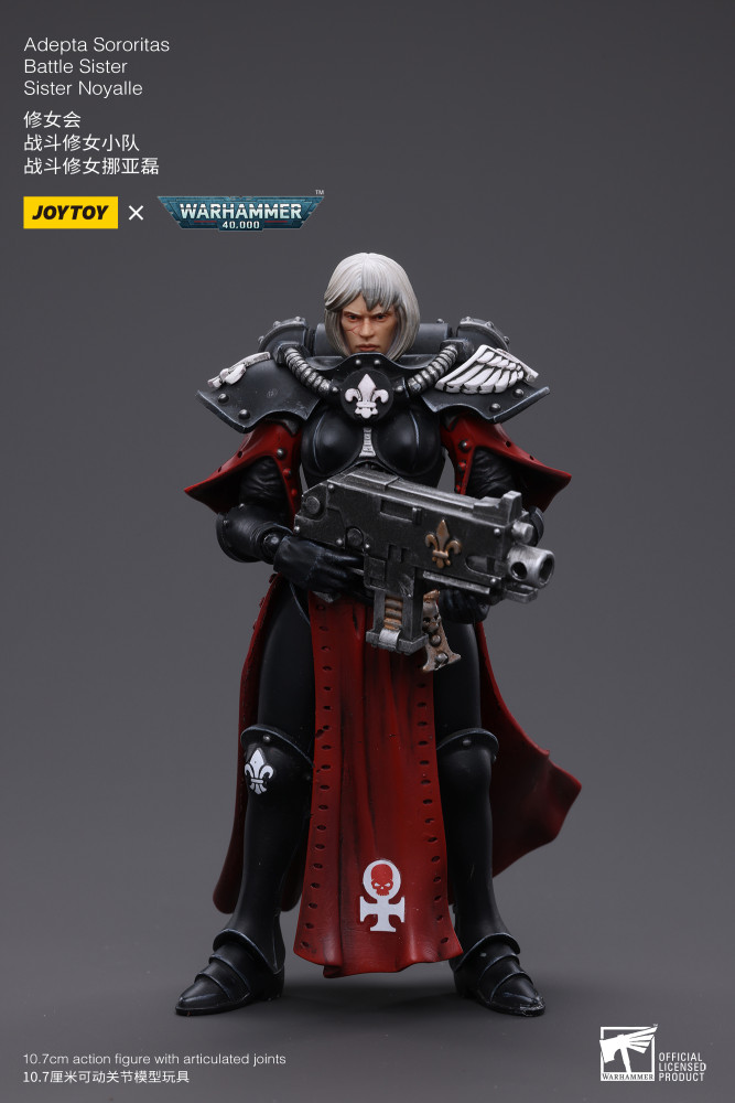 LEBOO JoyToy Warhammer 40K Action Figure 1/18 – Adepta Sororitas Sister Superior Kassia, 11.9 Cm, Collezionabile