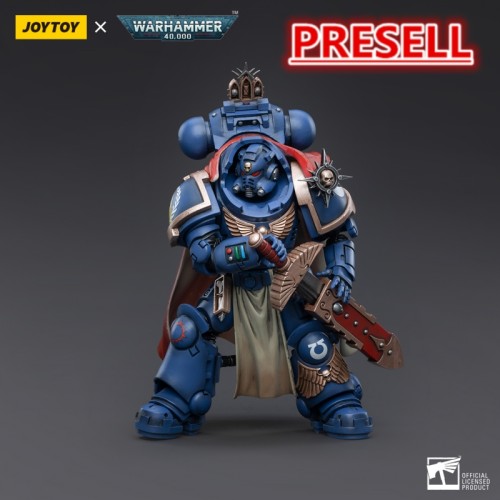 JOYTOY JT3556 Warhammer 40k 1: 18 Ultramarines Captain With Master-crafted Heavy Bolt rifle