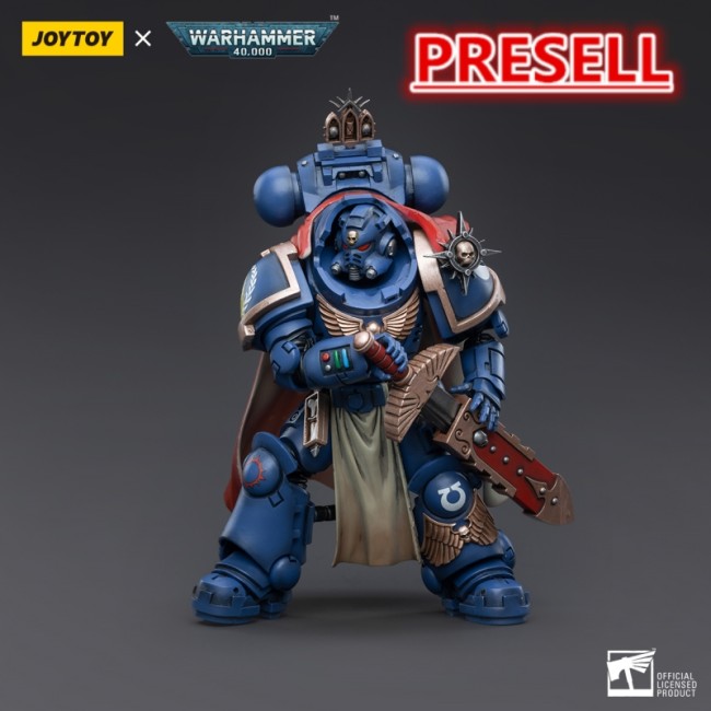 JOYTOY JT3556 Warhammer 40k 1: 18 Ultramarines Captain With Master-crafted Heavy Bolt rifle
