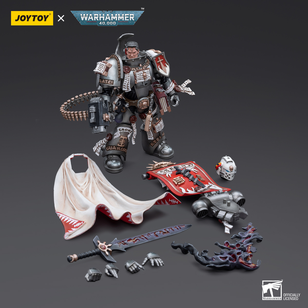 JOYTOY JT3518 Warhammer 40k 1: 18 Grey Knights Castellan Crowe