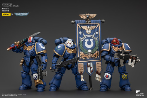 JOYTOY Warhammer 40k 1: 18 Ultramarines Heroes of the Chapter