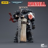 JOYTOY Warhammer 40k 1: 18 Black Templars Marshal Primaris Sword Brethren and Emperors Champion