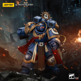 JOYTOY Warhammer 40k Space Marine 2 1: 18 Ultramarines Marneus Calgar Chapter Master with MKX Gravis Armour and Gauntlets of Ultramar and Victrix Honour Guard