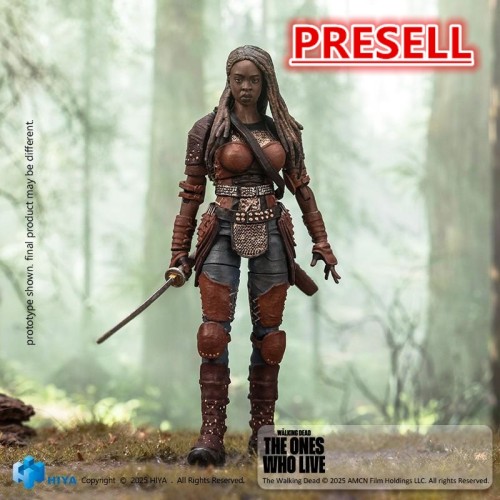 HIYA EMW0313 Exquisite Mini 1/18 The Walking Dead The Ones Who Lived Michonne