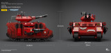 JOYTOY JT01499 Warhammer 40k 1: 18 Blood Angels Predator Annihilator with Twin Lascannons