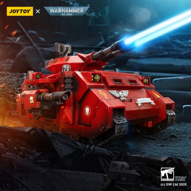 JOYTOY JT01499 Warhammer 40k 1: 18 Blood Angels Predator Annihilator with Twin Lascannons