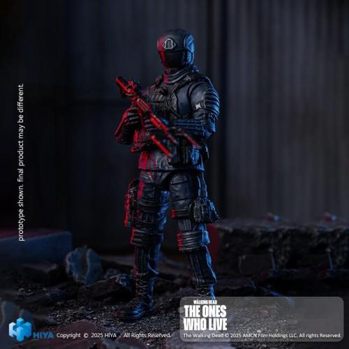 HIYA EMW0435 Exquisite Mini 1/18 The Walking Dead The Ones Who Lived CRM Soldier