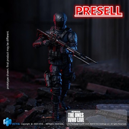 HIYA EMW0435 Exquisite Mini 1/18 The Walking Dead The Ones Who Lived CRM Soldier