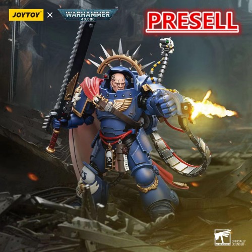JOYTOY JT7745 Warhammer 40k 1: 18 Ultramarines Captain in Gravis Armour