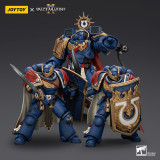 JOYTOY Warhammer 40k Space Marine 2 1: 18 Ultramarines Marneus Calgar Chapter Master with MKX Gravis Armour and Gauntlets of Ultramar and Victrix Honour Guard