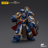 JOYTOY Warhammer 40k Space Marine 2 1: 18 Ultramarines Marneus Calgar Chapter Master with MKX Gravis Armour and Gauntlets of Ultramar and Victrix Honour Guard