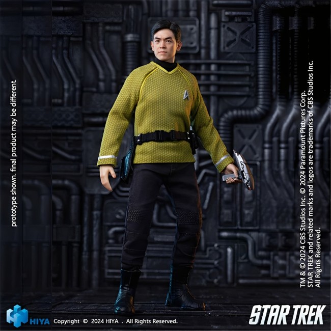 HIYA  ESS0270 Exquisite Super Series 1/12 Scale 6 Inch STAR TREK 2009 Sulu
