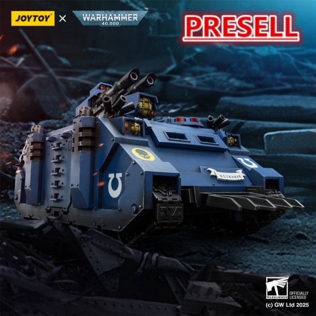JOYTOY JT01802 Warhammer 40k 1: 18 Ultramarines Razorback with twin lascannon