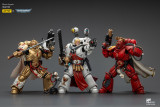 JOYTOY Warhammer 40k 1: 18 Blood Angels Captain and Sanguinary Priest