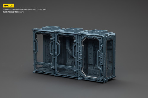 JOYTOY Individual Soldier Hangar Display Case - Titanium Grey