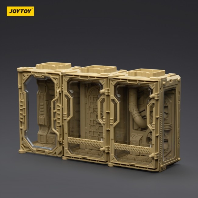 JOYTOY Individual Soldier Hangar Display Case - Ash Yellow