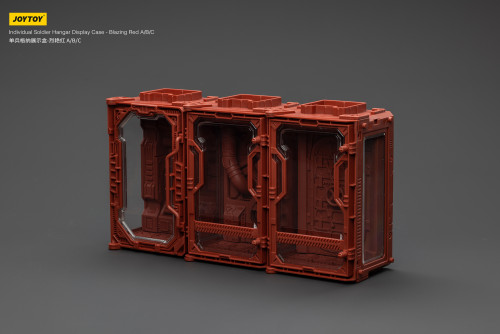 JOYTOY Individual Soldier Hangar Display Case - Blazing Red