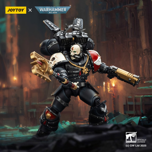 JOYTOY JT02311 Warhammer 40k 1:18 Blood Angels Lemartes With Jump Pack,Blood Crozius and Absolver Bolt Pistol