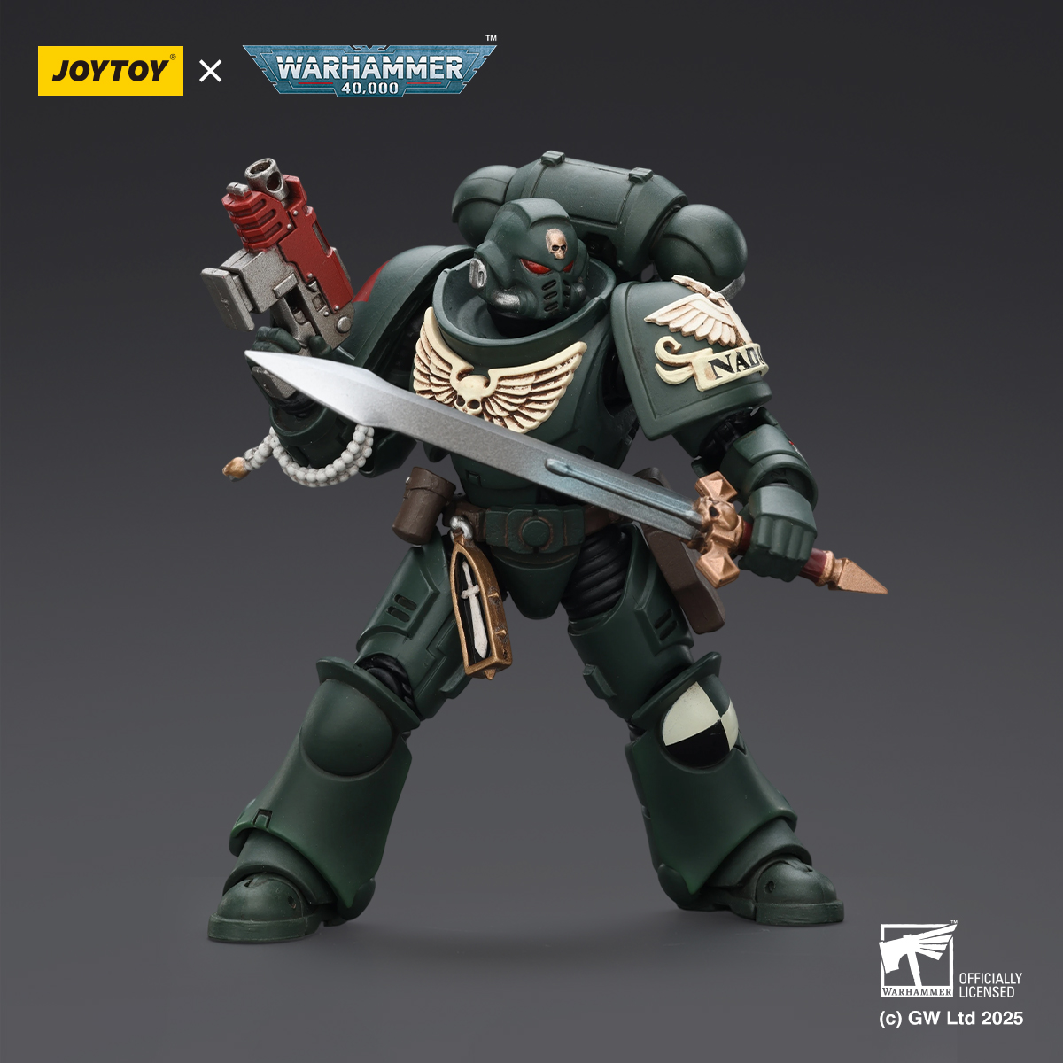 JOYTOY Warhammer 40k 1: 18 Dark Angels Intercessors