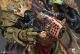 JOYTOY JT02564 Warhammer 40K Mortarion Daemon Primarch of Nurgle with Ancient weapons The Lantern and Silence