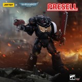 JOYTOY Warhammer 40k 1: 18 Space Marines Black Templars Outriders Brother Valtus