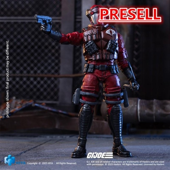 HIYA EMG0461 Exquisite Mini Series 1/18 Scale 4 Inch G.I.Joe Crimson Viper
