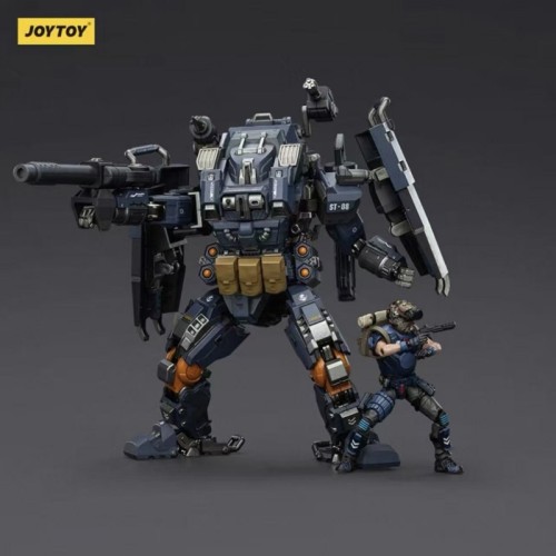 JOYTOY  Dark Source 1: 25 APOC Series Storm Lucis Fire Support Type Mech +UNSC Infiltration Expert Arthur