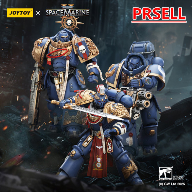 JOYTOY Warhammer 40k Space Marine 2 1: 18 Ultramarines Heavy Armor