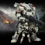 JOYTOY  Dark Source 1: 25 APOC Series Bedrock Albus Standard Combat Type Mech +UNSC Medic Levi