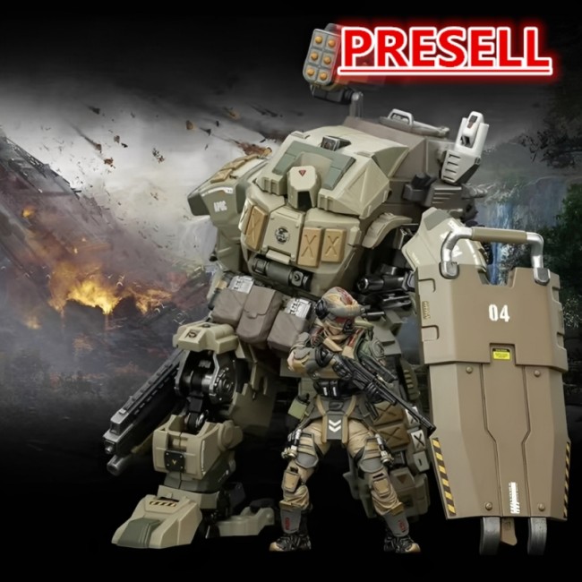 JOYTOY  Dark Source 1: 25 APOC Series Iron Vanguard Heavy Assault Mech +UNSC Sniper Ivan