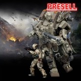 JOYTOY  Dark Source 1: 25 APOC Series Sky Striker Precision Strike Mech +UNSC Assaulter Samuel