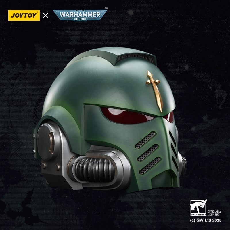 JOYTOY Warhammer 40k 1: 1 Dark Angels MkX Helmet & Display Stand