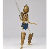 KAIYODO Takeya Style Jizai Okimono Roman Gladiator Skeleton Duo Set Full Color Edition