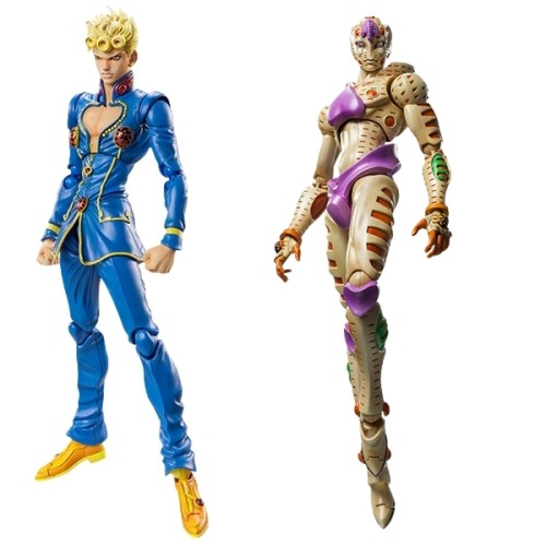 MEDICOS Super Action Statue JoJo's Bizarre Adventure Season 5: Golden Wind Giorno Giovanna & Gold Experience