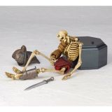 KAIYODO Takeya Style Jizai Okimono Roman Gladiator Skeleton Duo Set Full Color Edition