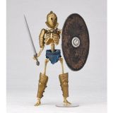 KAIYODO Takeya Style Jizai Okimono Roman Gladiator Skeleton Duo Set Full Color Edition