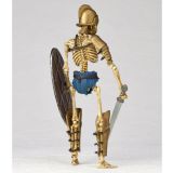 KAIYODO Takeya Style Jizai Okimono Roman Gladiator Skeleton Duo Set Full Color Edition