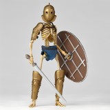 KAIYODO Takeya Style Jizai Okimono Roman Gladiator Skeleton Duo Set Full Color Edition