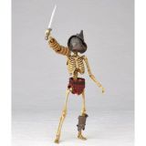 KAIYODO Takeya Style Jizai Okimono Roman Gladiator Skeleton Duo Set Full Color Edition