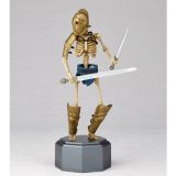 KAIYODO Takeya Style Jizai Okimono Roman Gladiator Skeleton Duo Set Full Color Edition