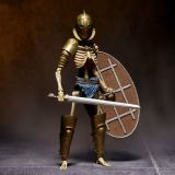 KAIYODO Takeya Style Jizai Okimono Roman Gladiator Skeleton Duo Set Full Color Edition