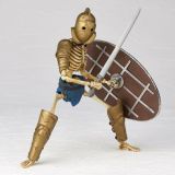 KAIYODO Takeya Style Jizai Okimono Roman Gladiator Skeleton Duo Set Full Color Edition
